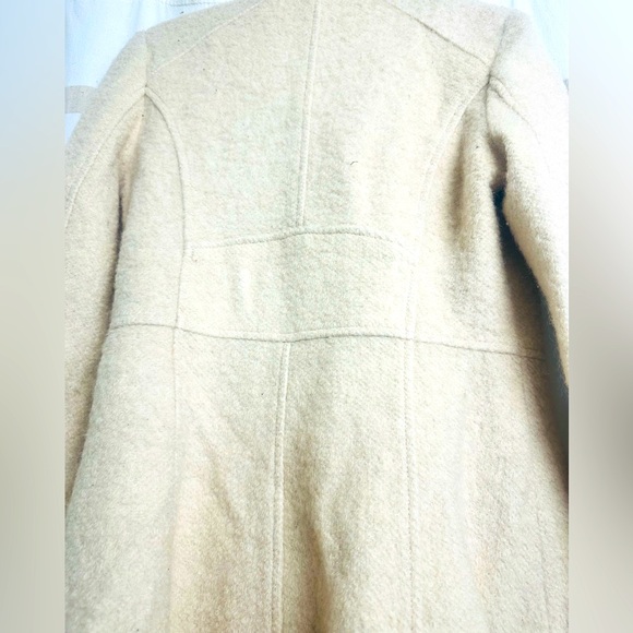 Guess Los Angeles 1981 Women Vintage Wool Blend Light Beige Jacket/Coat size M - Picture 6 of 7